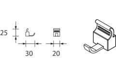 Mec Sign set crochets (5 pcs)