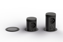 Elevator 2 zwart mat b-f 1 st+usb charger C/C