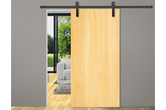 Casa schuifdeurset staal zwart 100kg l.2300mm voor deurbladbreedte 1010-1120mm