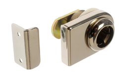 Serrure pour porte en verre 4-10mm avec gâche