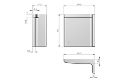Libra H11 cache anthracite gauche  