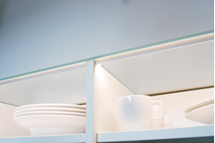45° ledstrip k 60 / warm wit 3200K562mm +magneetschakelaar