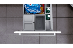 Hailo separato poubelle k 50 cm 35l 18l + 2x8,5l 