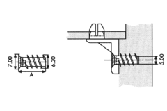 Euro schroef 6,3 x 9mm PK Pozidrive