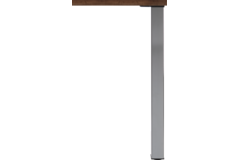 Tafelpoot q60 zwart mat 60x60mm h89 regelbaar