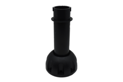 Regelpoot 5000 zwart h.120mm (150)