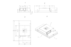NOVY PURELINE COMPACT 90 CM WIT