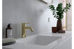 Damixa silhouet pr lavabo small messing poli 