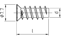 Vis euro 6,3 x 13mm Pozidrive zinguéuée 