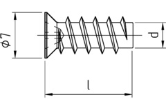 Euro schroef 6,3 x 9mm PK Pozidrive