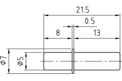 Schapdrager duplo gv 5x21,5 verzinkt