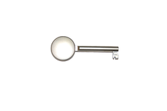 Clef 25 zamak 45mm nickelé 