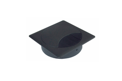 Passe cable Exit Q zamak noir 90x90mm 