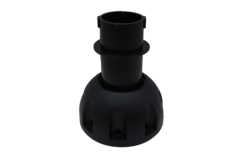 Pied pour socle 5000 noir h.80mm (200) 