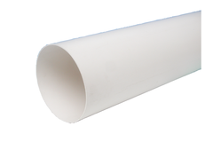 Tube rond d.100 l.1000mm blanc  