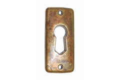 Entrée 686 21x46mm verticale bronze tacheté 