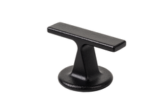 Bouton T OTO L60 Ø40 zamac noir texture