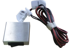 Ria led-Set 2 x 5.4w 12V 3000K inox + interrupteur 