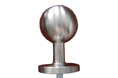 Bouton fixe avec rosace rvs  