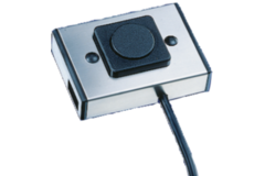 Aansluitstuk met schakelaar 150mm rvs met kabel 2m