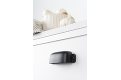 Bouton FIRM BA64 L93.9 zamac noir texture
