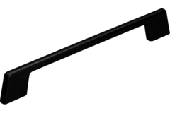 Greep natuRAL zamak zwart mat ba 128mm l153mm