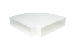 T-rbh1 coude horz. 90o + manchon blanc  