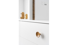 Bouton DISC Ø50 bois noyer