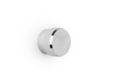 Bouton BROOKLYN BIG Ø40 aluminium brillant nickel