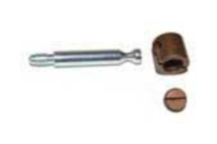 Goujon M6/34mm pour système d'assemblage kd zinguéué