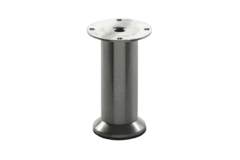 Meubelpoot linz rvs look h.100mm / d.35mm