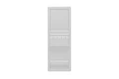 Basic range-couteaux blanc 