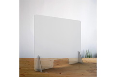 Écran de protection pour comptoir 80x100x12 cm avec ouverture