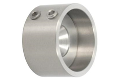 Support tube de penderie inox d.25mm démontable