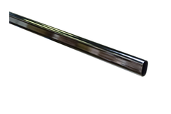Tube ovale sans noeud 30x15x1,2mm chromé(3m)  