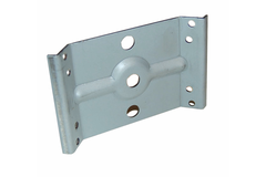 Tafelhoekplaat B3 120x75x5mm ijzer blank