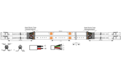 Ledstrip COB RGBW 5m 24V 15W/m 640led/m IP20