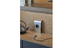 Born bloc prises inox b-f 1x16a - 2x6a - 2usb 2a  