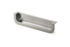 greep om in te laten Athena, boorafstand 160, L 170 mm, B 19 mm, H 36 mm, roestvrij staal finish geborsteld