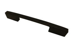 Poignée techno zamak noir mat ea128mm l168mm 
