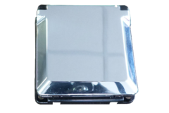 Prise norme nl/d/l 10/16a chrome+clapet  