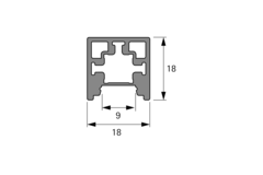 Cadro Lichtprofiel basis mat zwart