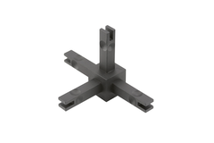Cadro Nœud d’assemblage quadruple noir mat