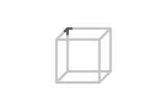 Cadro Nœud d’assemblage triple, sortie LED noir mat