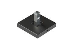 Cadro Fixation murale / Fixation au sol 55 x 55 mm Aspect inox