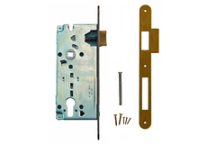 Slot AGB brons cylinder 85mm +tegenplaat Small recht