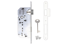 Slot AGB wit 90mm +tegenplaat Small recht