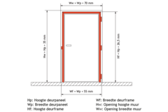 Xinnix X2 kit traverse noir largeur 830mm à pousser
