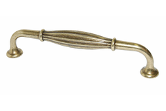 Poign 3409 dist.128mm bronze antique poignée romantic bf 128mm bronze antique