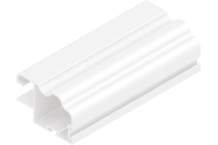 Profil vertical TR10ML Terra 2.6m alu blanc  
